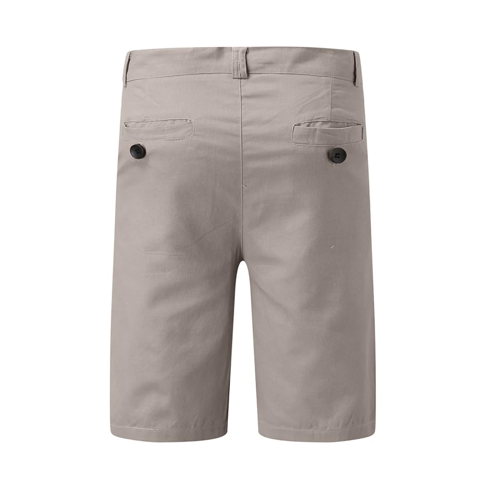 Buetory Mens Slim Fit Casual Chino Shorts Comfort Stretch